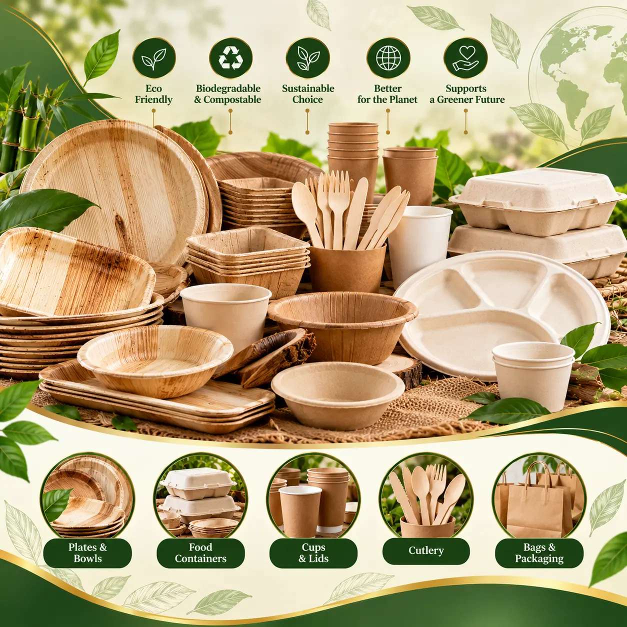 Biodegradable Products - Ramada Exports