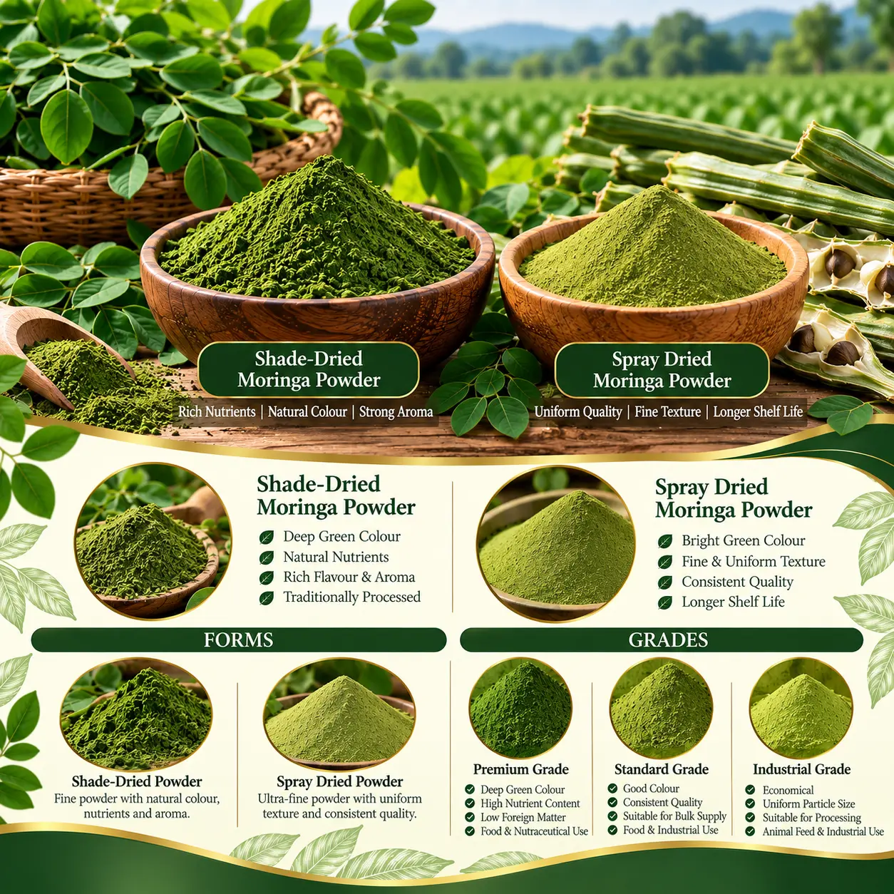 Moringa Powder - Ramada Exports